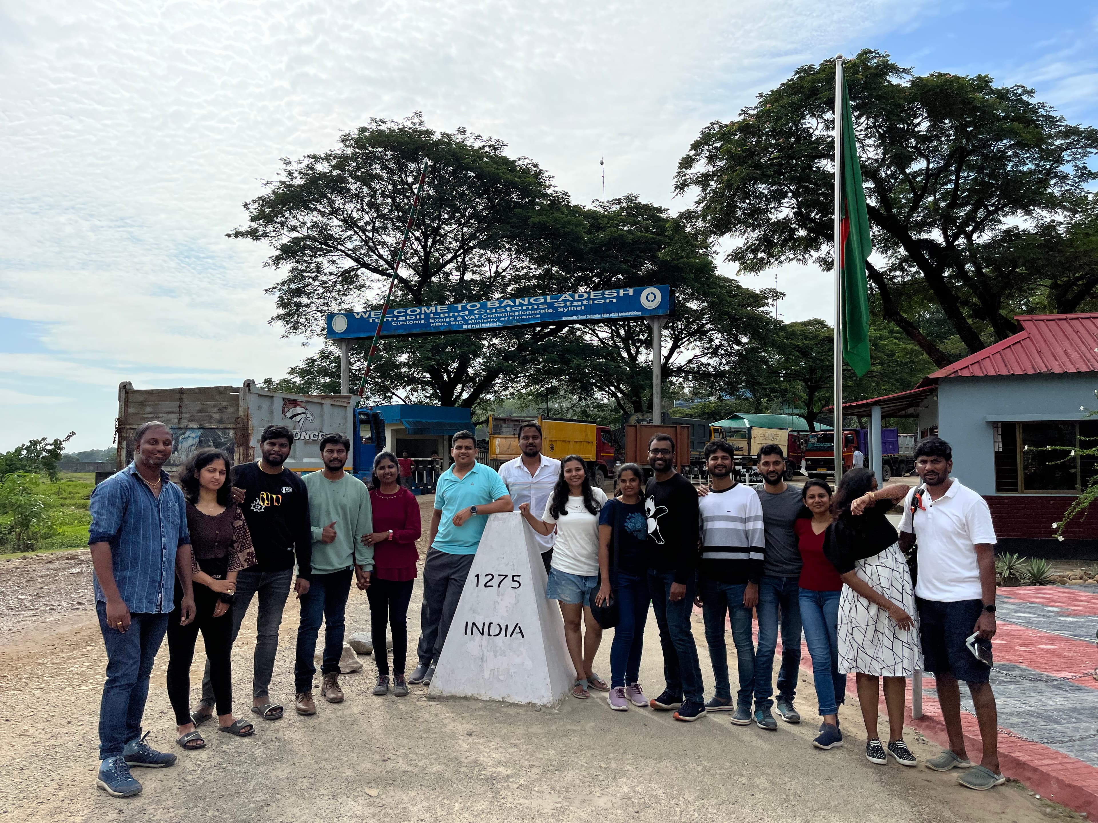 India Bangladesh Border View