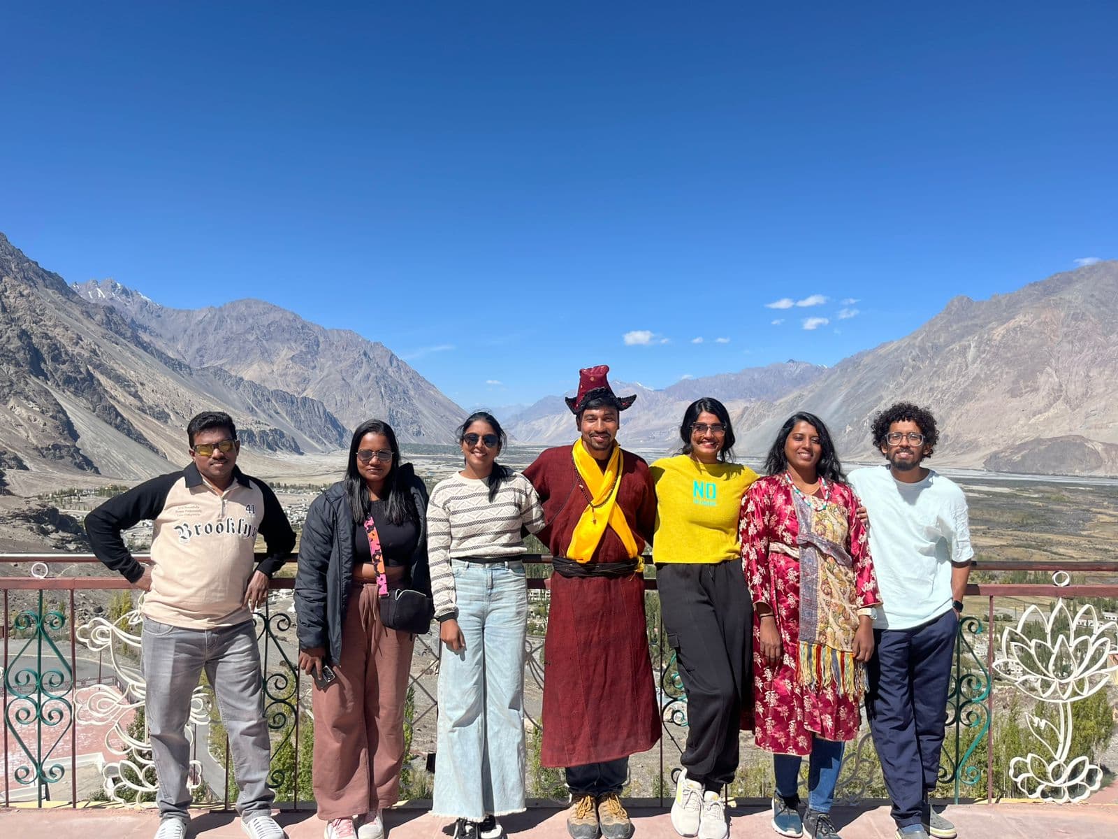 Diskit Monastery - Nubra Valley view