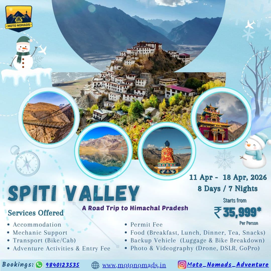 Spiti Valley Adventure 2026