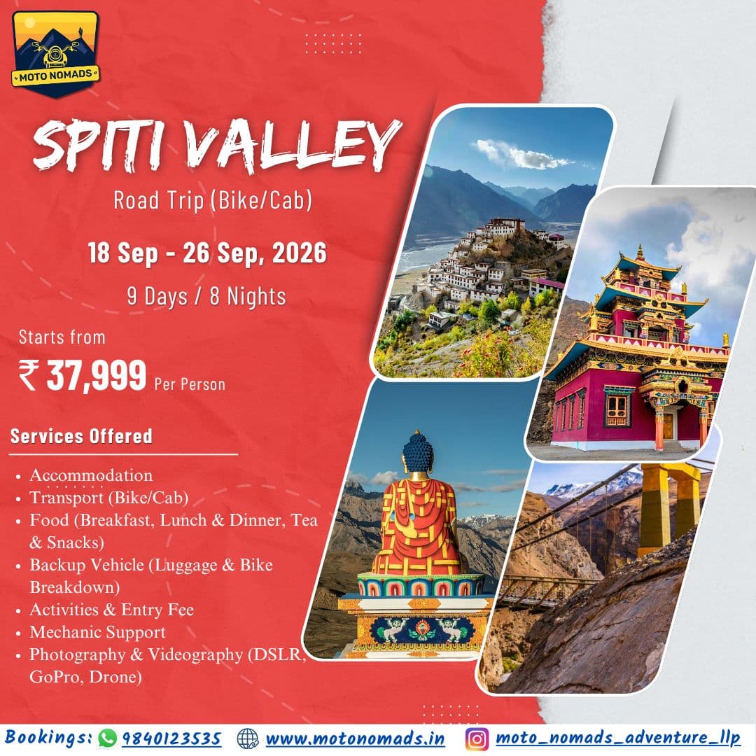 Spiti Valley Adventure September 2026