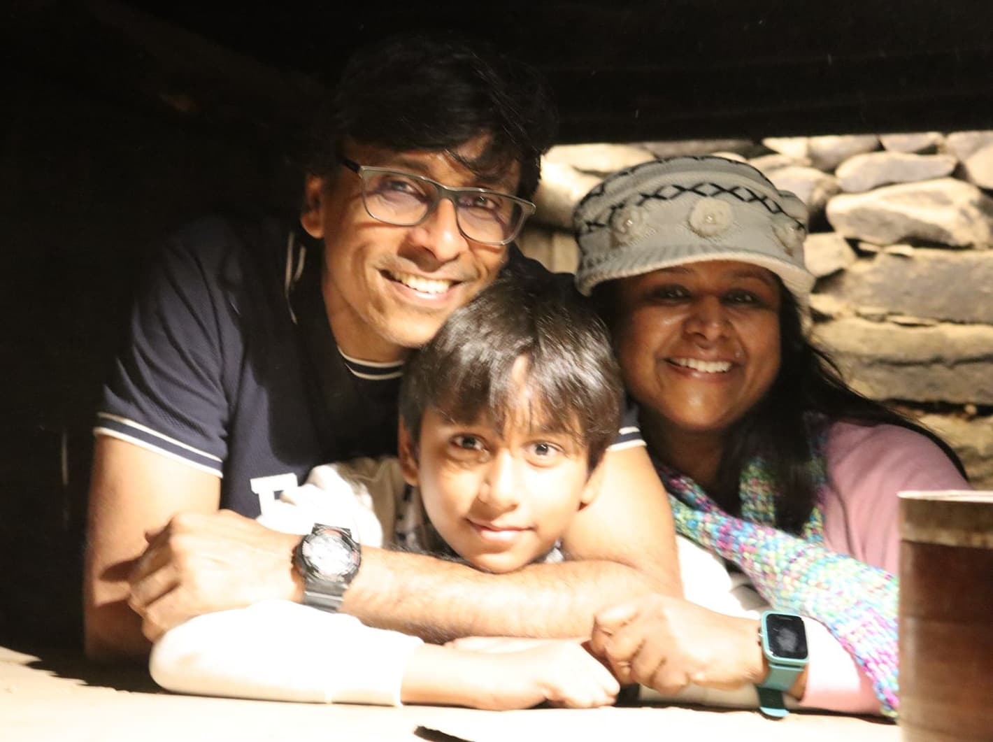 Kiruba, Kamesh & Vihaan